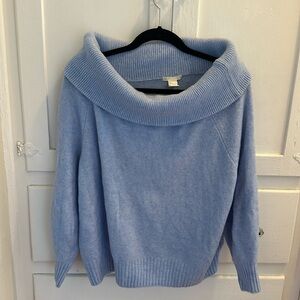 H&M cow neck sweater